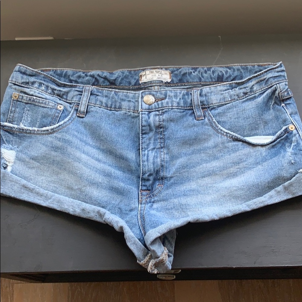 Free People Jean Shorts